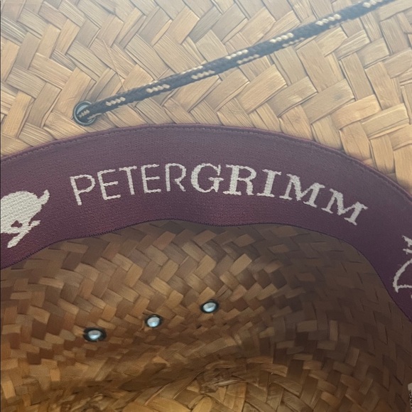 Hobie Woven Straw Hat with Chin Strap - Picture 2 of 4